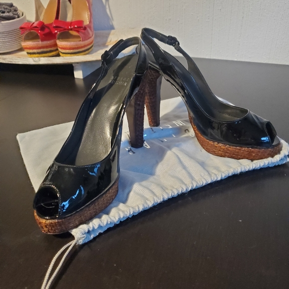Stuart Weitzman open toe high heel sandal - Picture 1 of 2